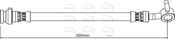 APEC Brake Hose HOS4186