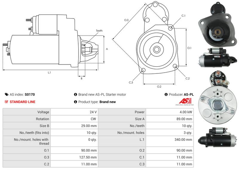 AS-PL S0170 Starter