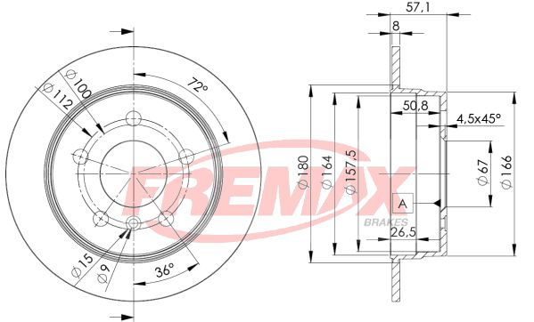 FREMAX BD-0119 Brake Disc