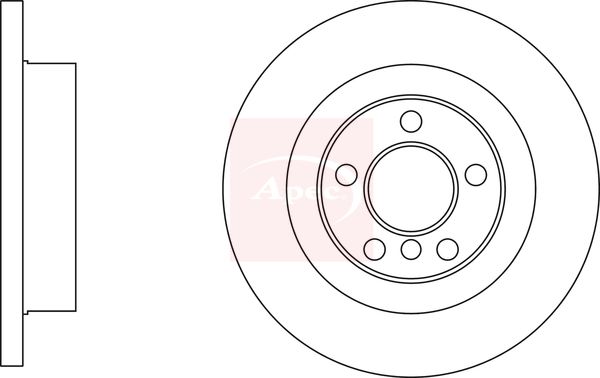 APEC Brake Disc DSK3158