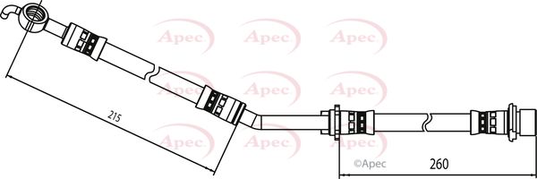 APEC Brake Hose HOS4076