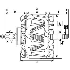 Rotor, generátor 136211