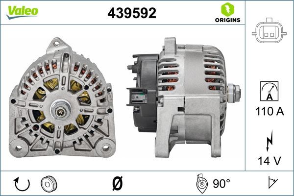 VALEO Dynamo / Alternator 439592