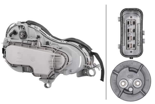 HELLA 1D9 007 095-091 Headlight
