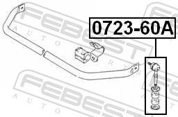 FEBEST 0723-60A Link/Coupling Rod, stabiliser bar