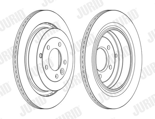 Гальмівний диск, Jurid 562657JC-1