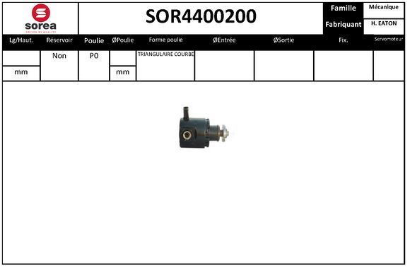 EAI hidraulikus szivattyú, kormányzás SOR4400200