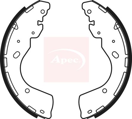 APEC Brake Shoe Set SHU795