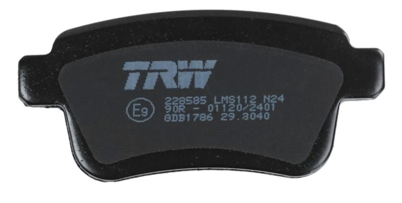 TRW GDB1786 Brake Pad Set, disc brake