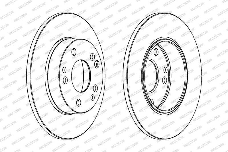 FERODO Disque de frein DDF053