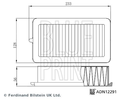 BLUE PRINT ADN12291 Air Filter