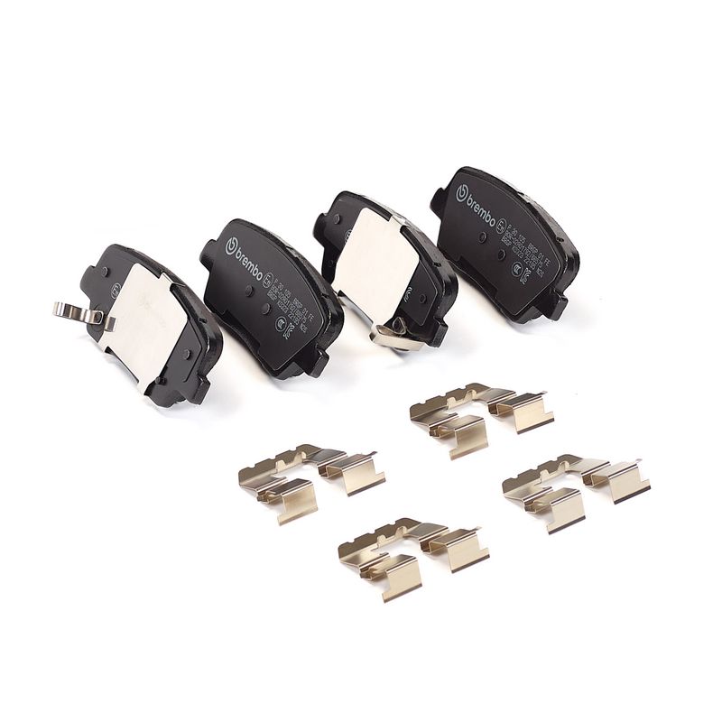 Piduriklotsi komplekt, ketaspidur, BREMBO P 30 105