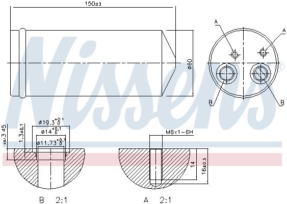 NISSENS 95139 Dryer, air conditioning