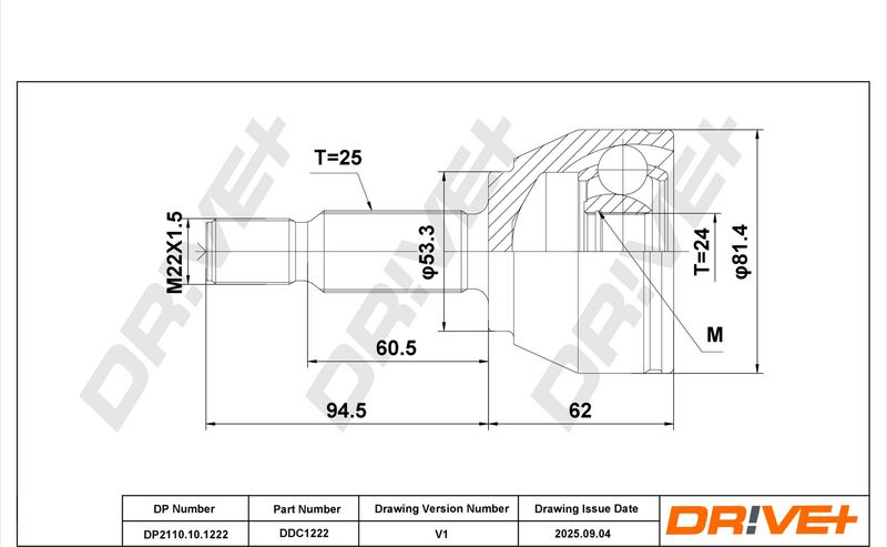 Set articulatie, planetara DP2110.10.1222 Dr!ve+