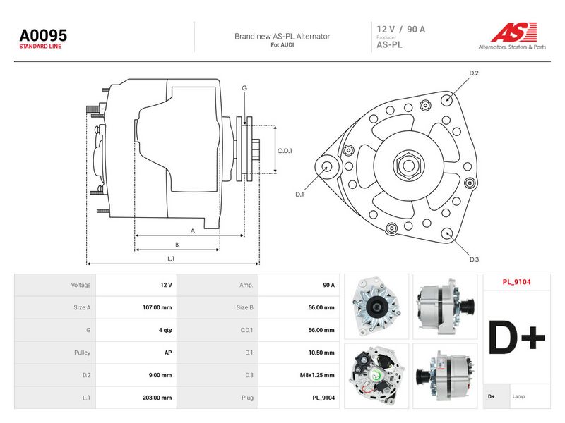 Generaator, AS-PL A0095