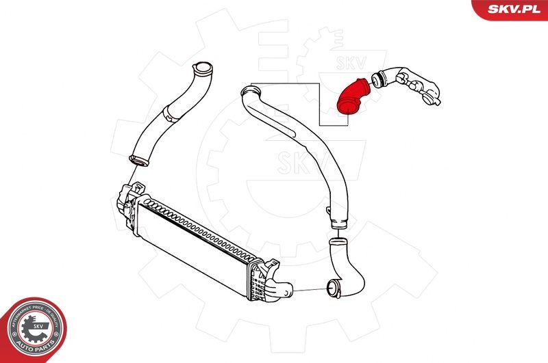 ESEN SKV 24SKV724 Charge Air Hose