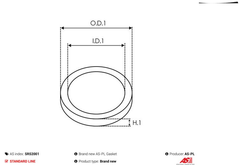 AS-PL SRS2001 Repair Kit, starter