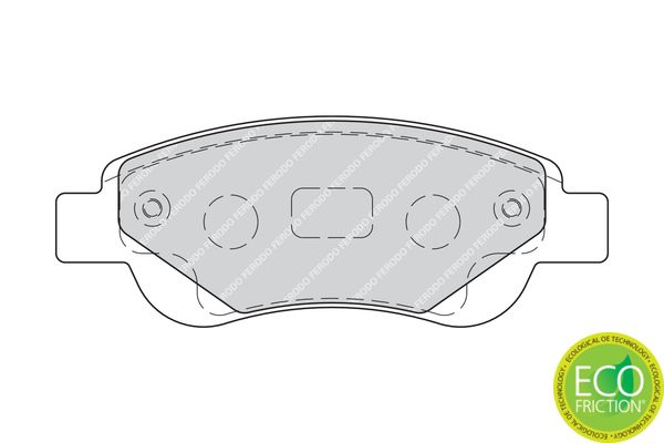 FERODO FDB1790 Brake Pad Set, disc brake