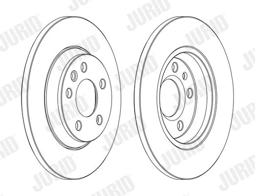 JURID 562448JC Brake Disc