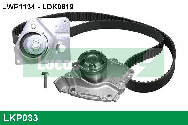 LUCAS Vízpumpa + fogasszíj készlet LKP033