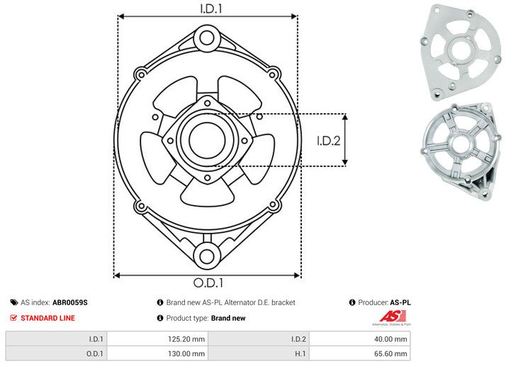 Kaitsekate, generaator, AS-PL ABR0059S