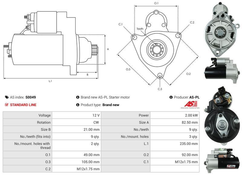 AS-PL S0049 Starter