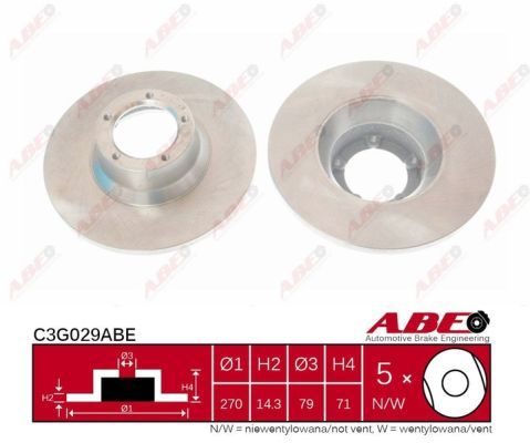 ABE C3G029ABE Brake Disc