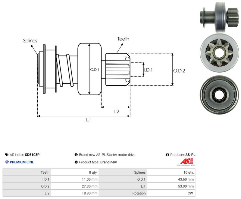 Vabajooks, starter, AS-PL SD6103P