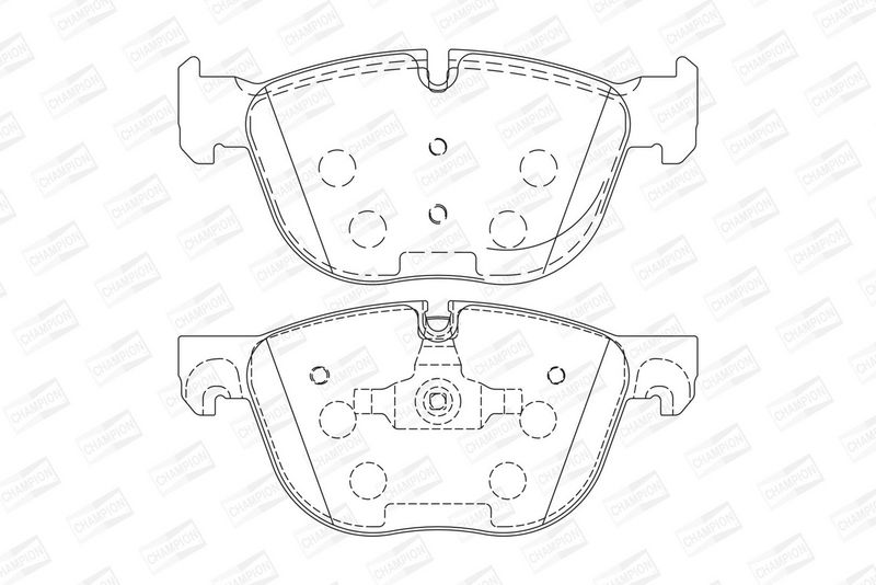 CHAMPION Plaquettes de frein à disque 573300CH