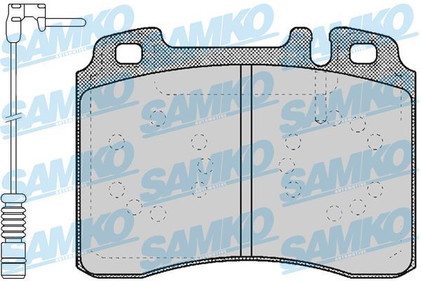 Комплект гальмівних накладок, дискове гальмо, Samko 5SP423A