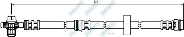 APEC Brake Hose BHO4143