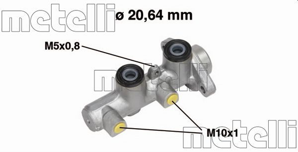 Головний гальмівний циліндр, Metelli 05-0514