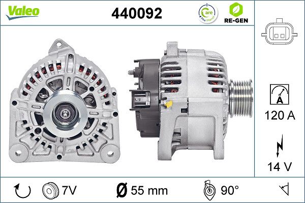 VALEO Dynamo / Alternator 440092