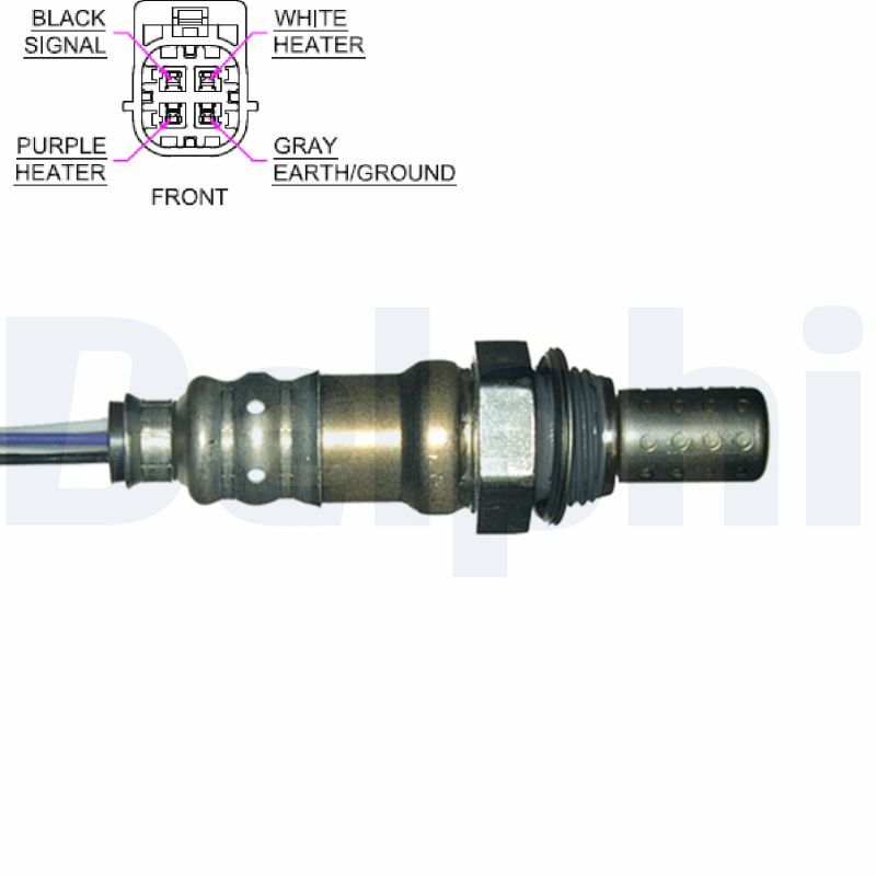 DELPHI лямбда-зонд 4 конт.NISSAN Primera 1,6/1,8 02- Almera 1,5/1,8 02-06 Micra 1,0/1,2/1,4 02-05