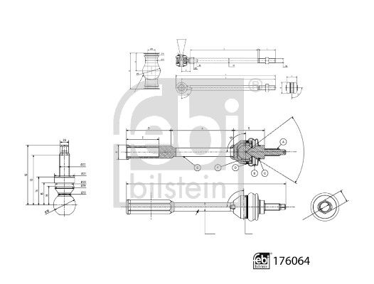 FEBI BILSTEIN 176064 Tie Rod