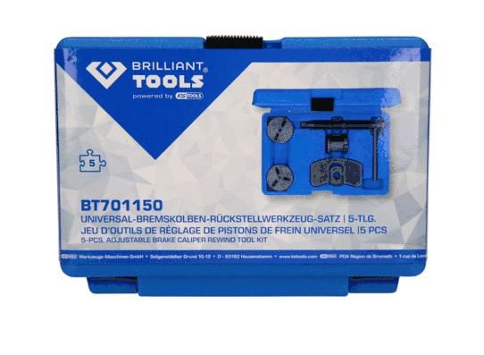 Pöörde-, tagasitõmbetööriistakomplekt, pidurisadulakolb, KS TOOLS BT701150