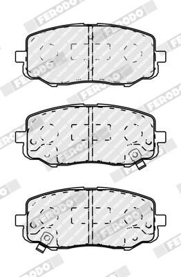 FERODO FDB4234 Brake Pad Set, disc brake