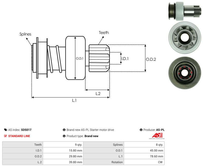 Vabajooks, starter, AS-PL SD5017