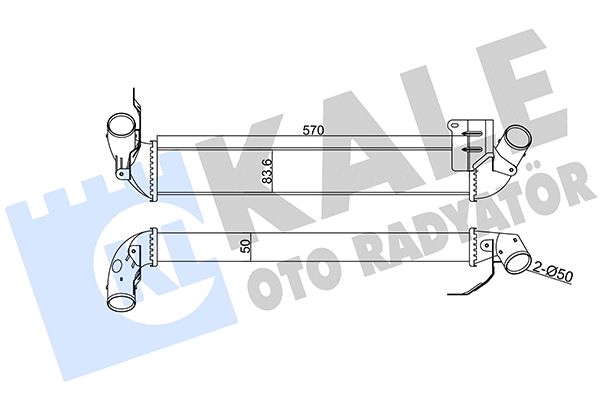 Охолоджувач наддувального повітря, Kale Oto Radyatör 345120