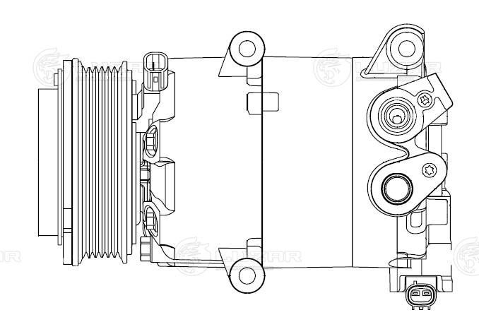 Компресор, система кондиціонування повітря, Luzar LCAC1005