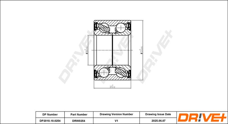 Set rulment roata DP2010.10.0254 Dr!ve+