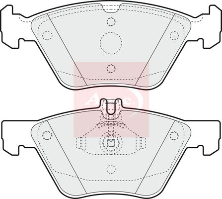 APEC Brake Pad Set, disc brake PAD1393