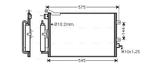 AVA QUALITY COOLING kondenzátor, klíma RT5417D