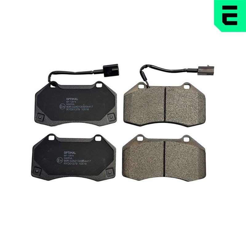 Set placute frana,frana disc BP-12974 OPTIMAL