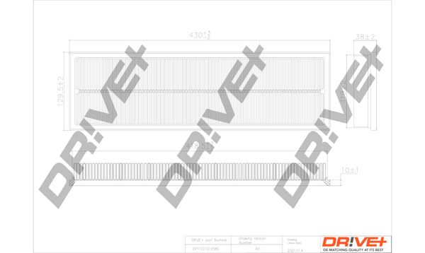 Повітряний фільтр, Dr!Ve+ DP1110.10.0580