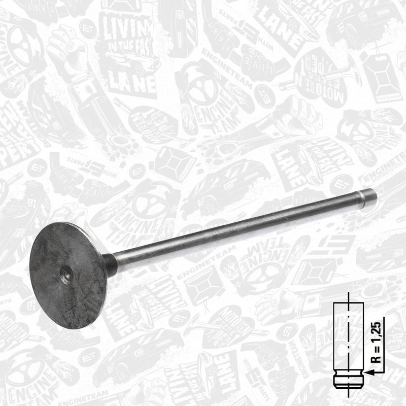 ET ENGINETEAM VE0001 Exhaust Valve