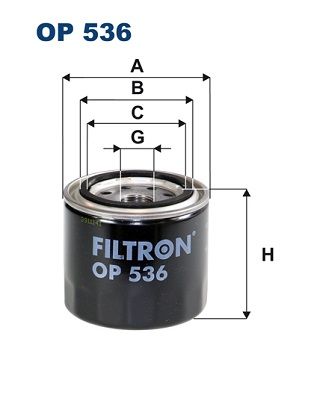 FILTRON olajszűrő OP 536