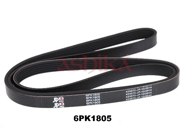ASHIKA 112-6PK1805 - V formos rumbuotas diržas