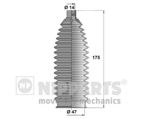 NIPPARTS gumiharang készlet, kormányzás N2845006