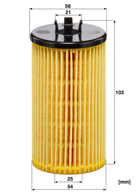 Õlifilter, MANN-FILTER HU 612, 2 x